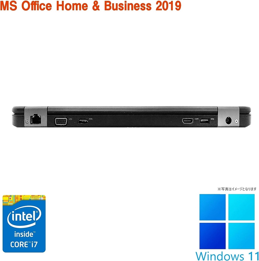 DELL ノートPC E5450/14型/Win 11 Pro/MS Office H&B 2019/Core i7 ...